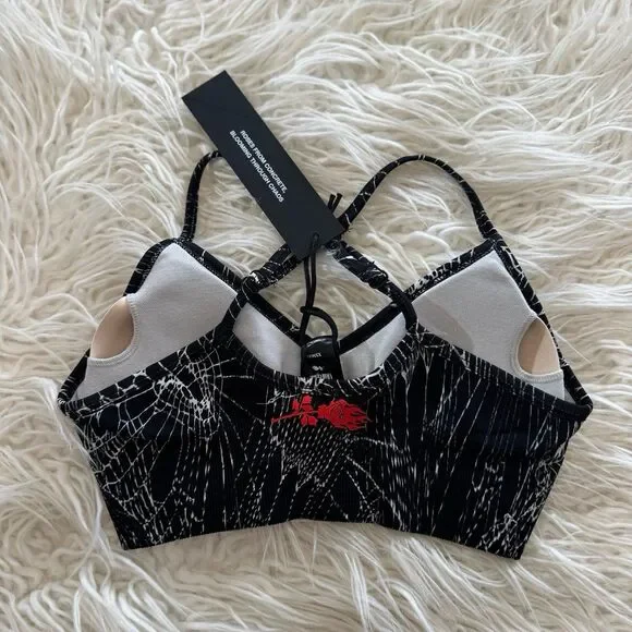 Civil Regime Overran by Webs Kelly Seamless Sports Bra Black Size XS - Picture 5 of 7